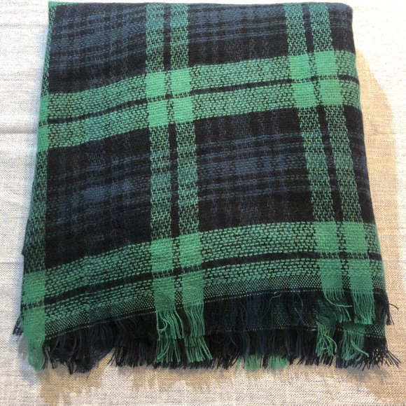 Oversized Blanket Plaid Scarf Wrap Shawl - Picture 3 of 3